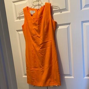 Ann Taylor Vibrant Orange Mini Dress